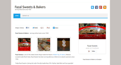 Desktop Screenshot of fazalsweets.com